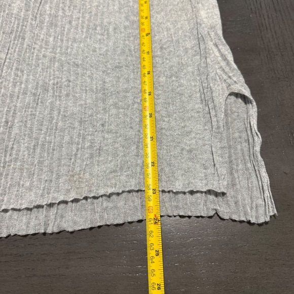 Eileen Fisher Plus Short Sleeve Grey Open Cardigan Size 1X - Picture 5 of 7